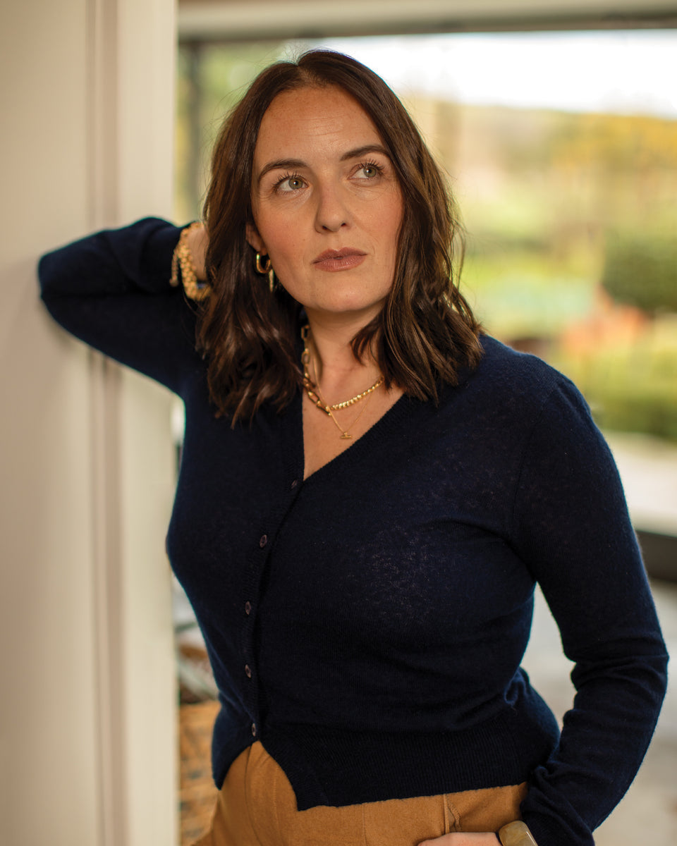 Chalk | Estelle Cardigan | Navy Blue