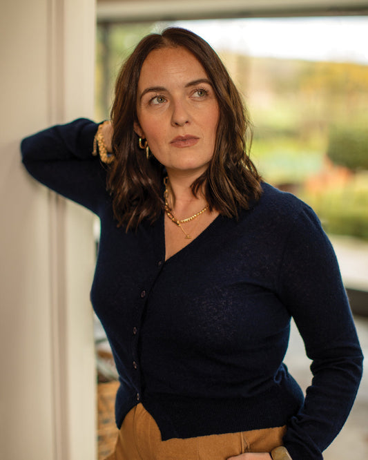 Chalk | Estelle Cardigan | Navy Blue