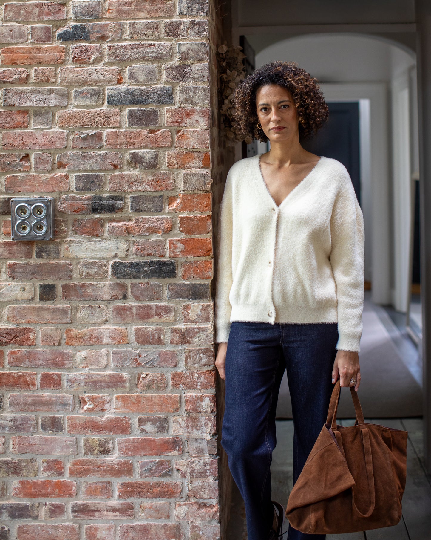Chalk | Liz Cardigan | Ivory