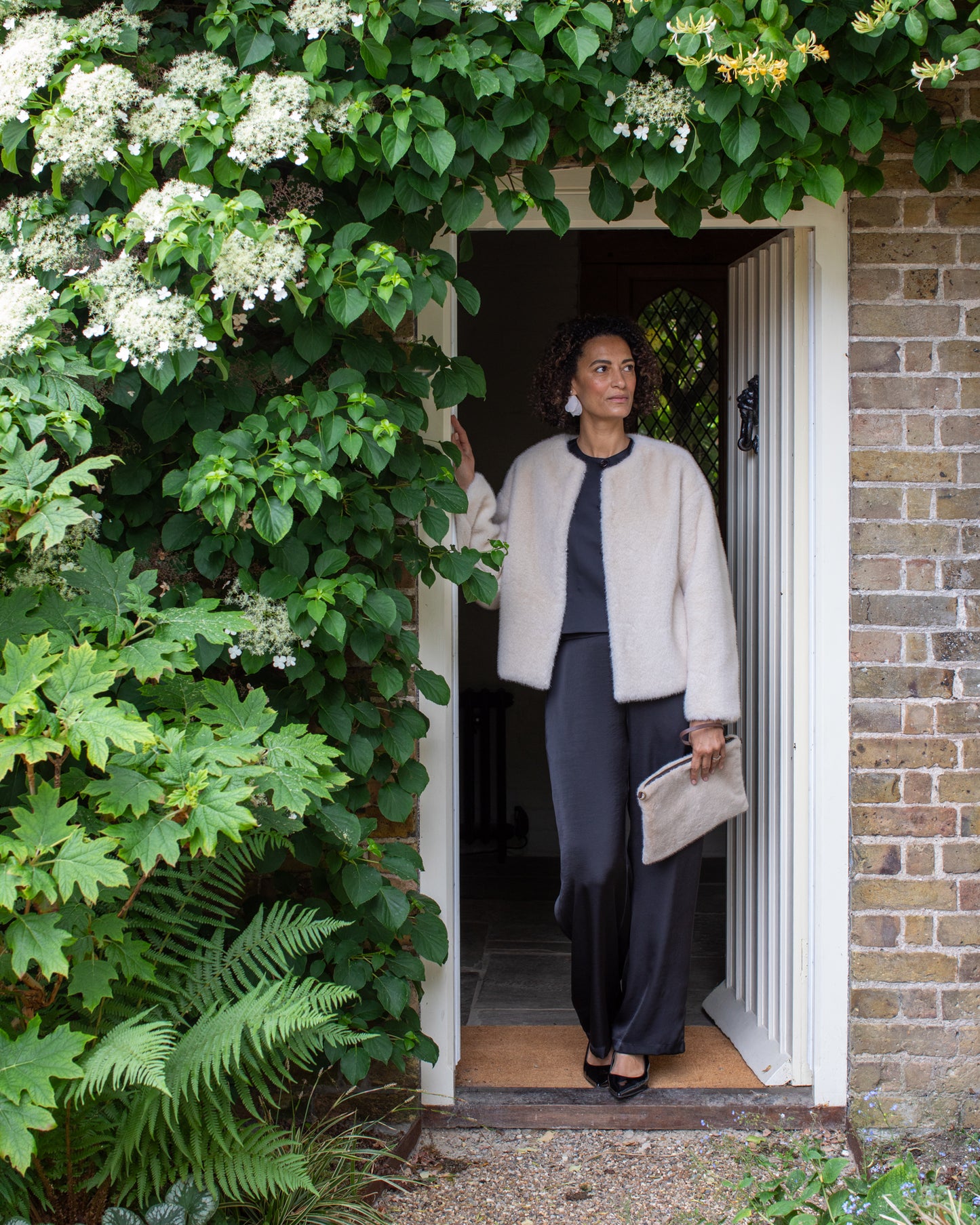 Chalk | Delilah Coat | Bone White