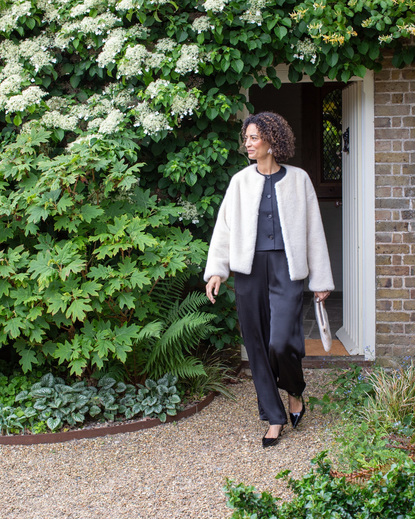 Chalk | Delilah Coat | Bone White