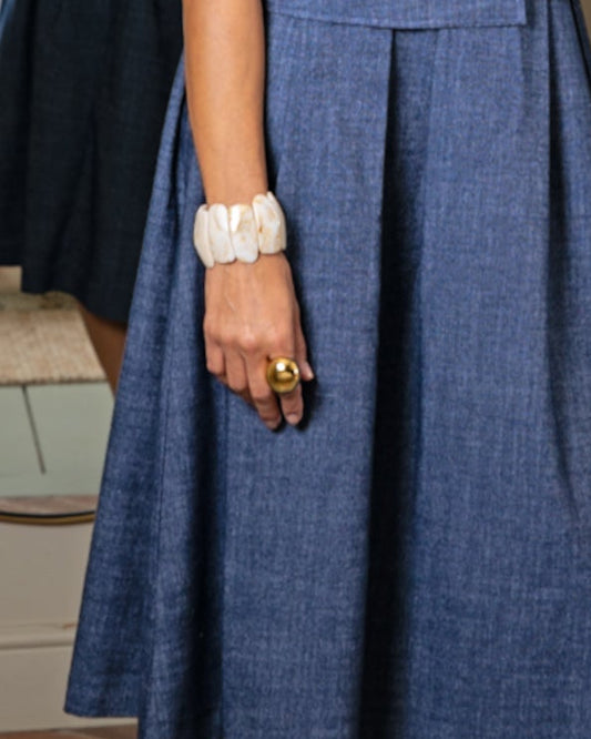 Chalk | Bracelet | Cream Marble