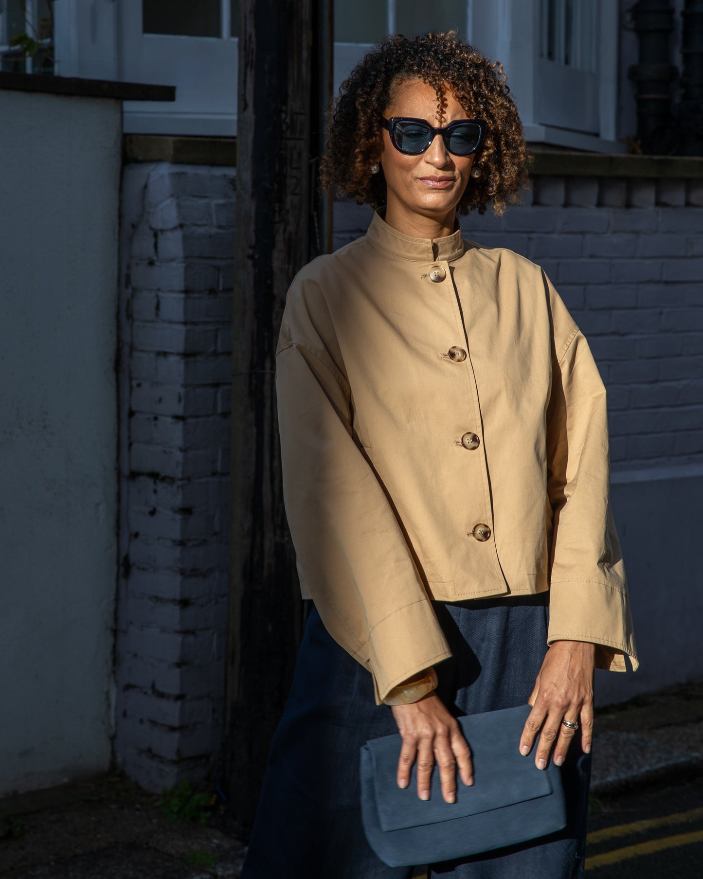 Chalk | Eddie Jacket | Tan