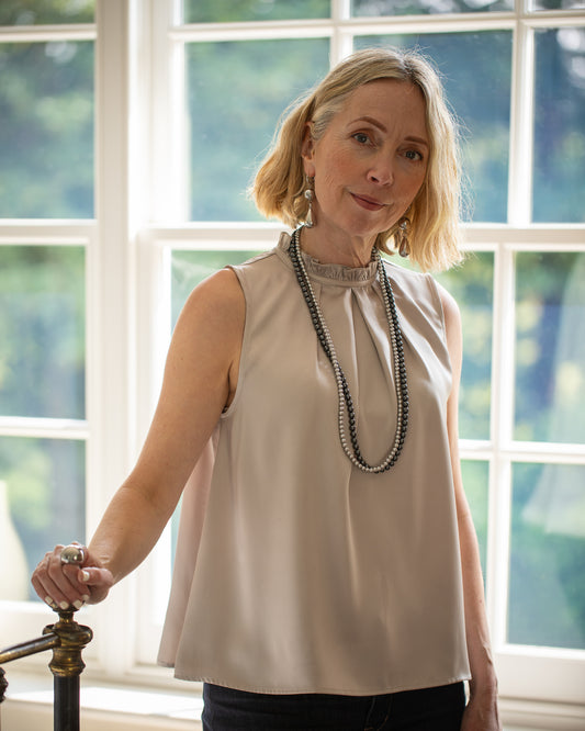 Chalk | Imogen Top | Glacier