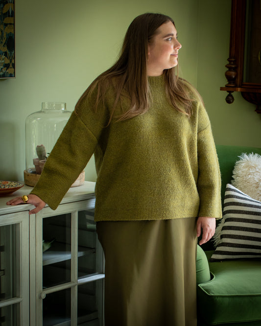 Chalk | Martine Jumper | Pickle Green