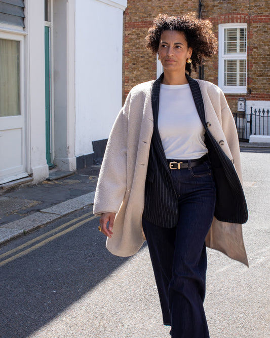 Chalk | Maggie Coat | Cream