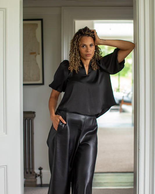 Chalk | Porcha Top | Black