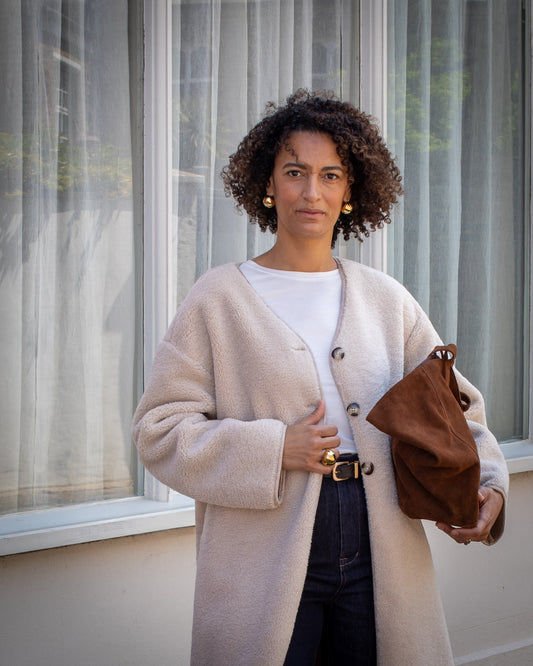 Chalk | Maggie Coat | Cream