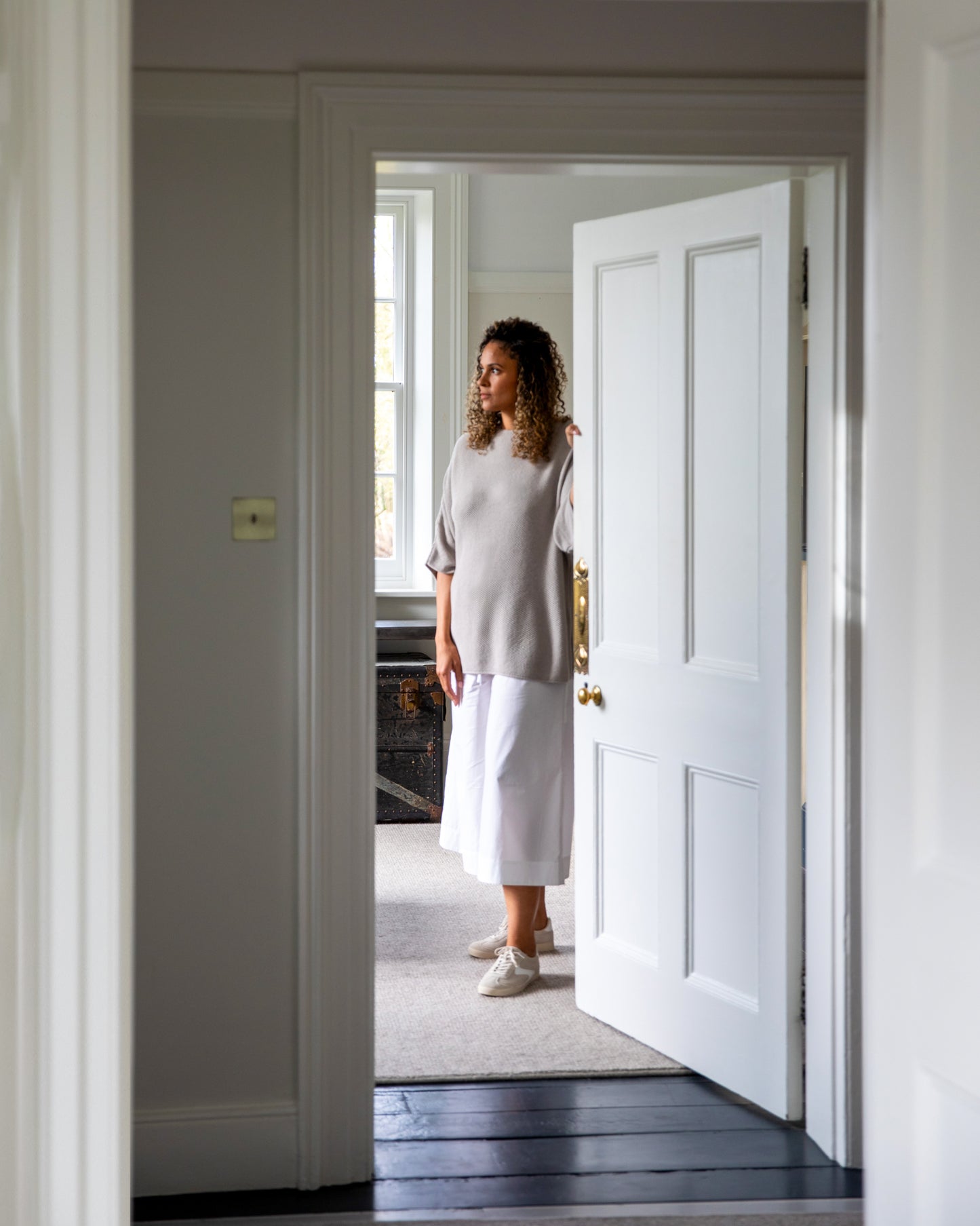 Chalk | Elisa Jumper | Taupe