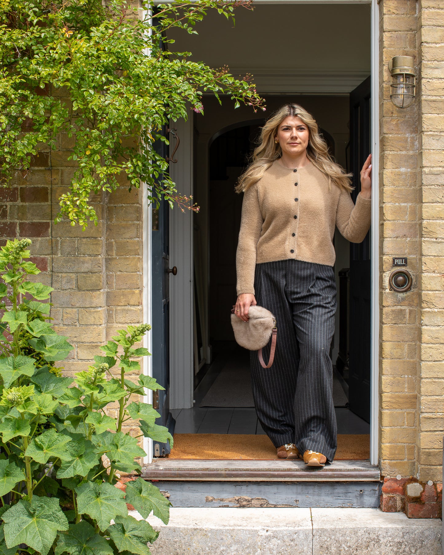 Chalk | Mary Cardigan | Light Tan