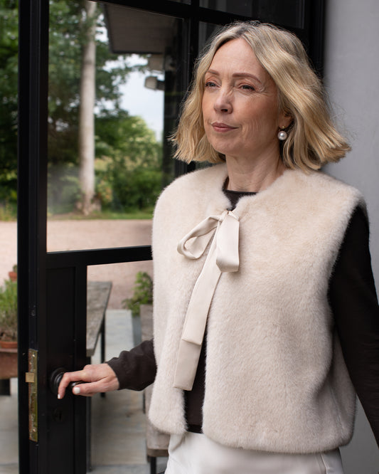 Chalk | Felicity Gilet | Bone White