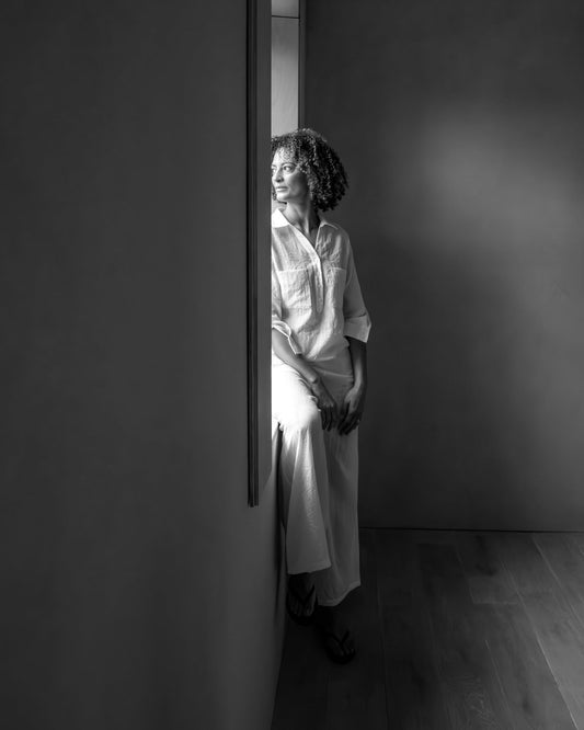 Chalk | Adele Trouser | Sky Blue