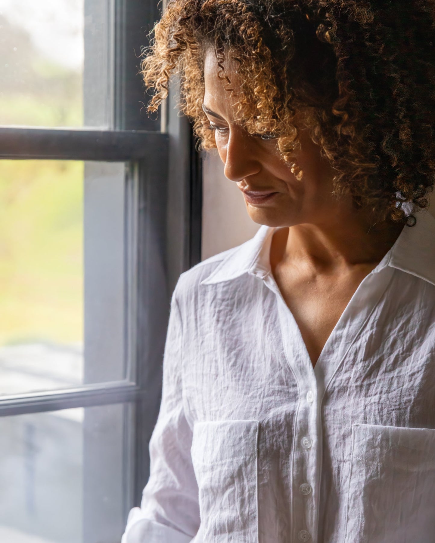 Chalk | Zoe Shirt | White
