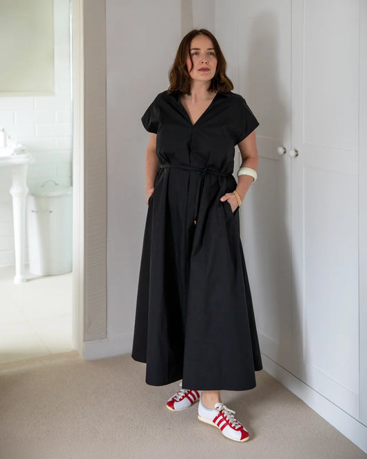 Chalk | Alana Dress | Black