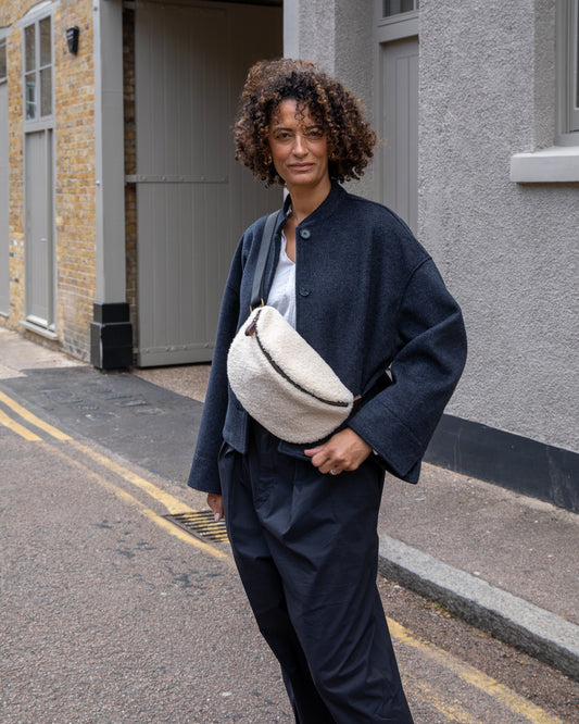 Chalk | Edwina Jacket | Charcoal