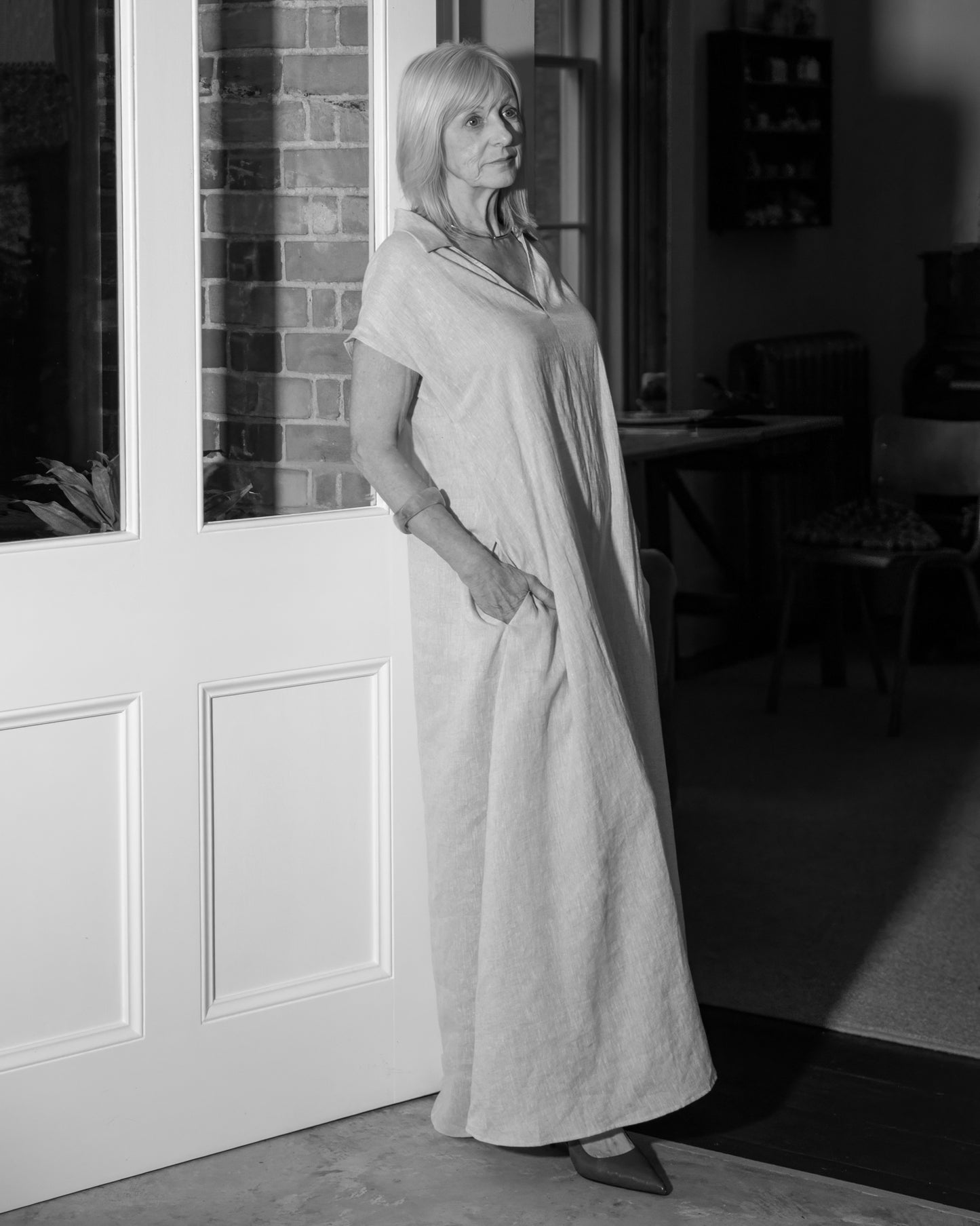 Chalk | Alana Dress | Light Stone