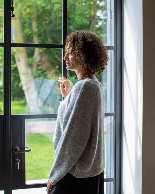 Chalk | Phoebe Jumper | Silver