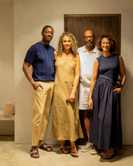 Chalk | Johann Dress | Navy