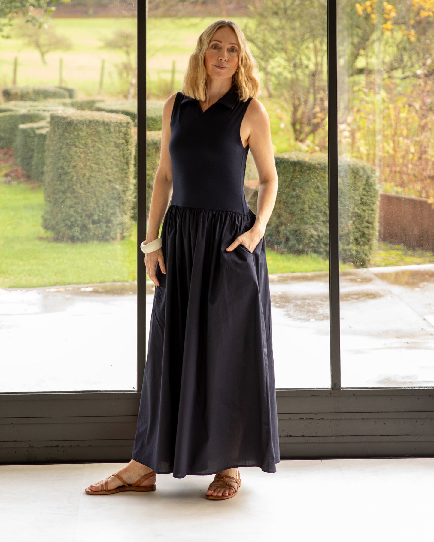 Chalk | Tracey Dress | Navy