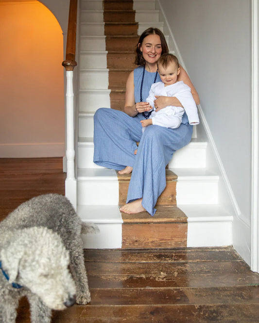 Chalk | Adele Trouser | Sky Blue