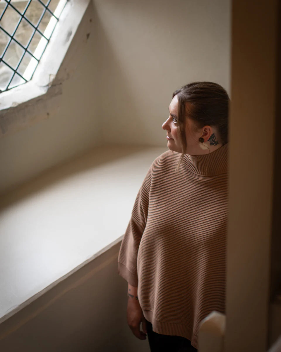 Chalk | Vicki Jumper | Dark Tan