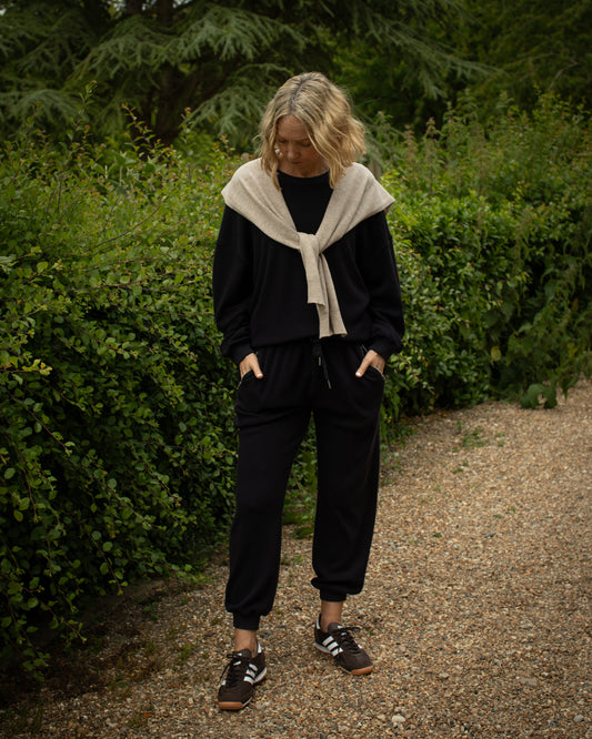 Chalk | Kerrie Sweatshirt | Midnight