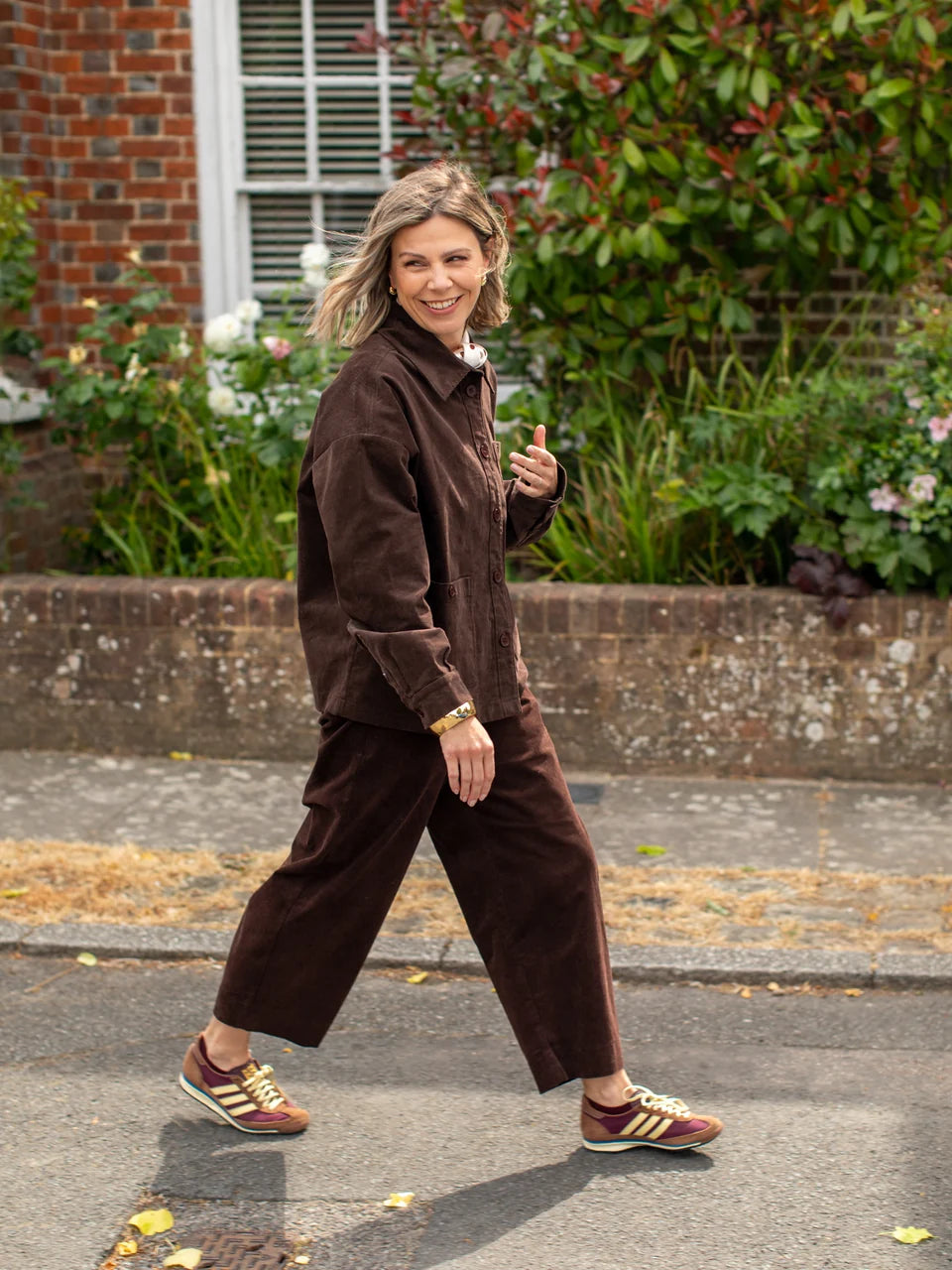 Chalk | Kelly Trouser | Warm Chocolate
