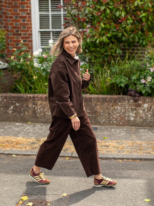 Chalk | Kelly Trouser | Warm Chocolate