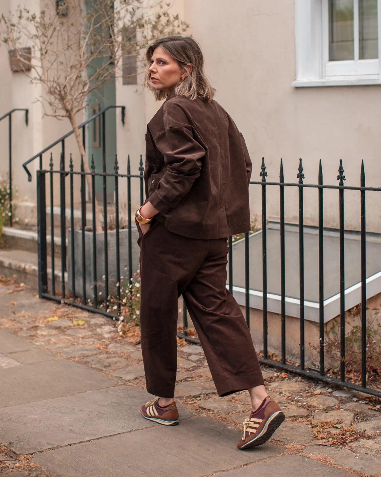 Chalk | Kelly Trouser | Warm Chocolate