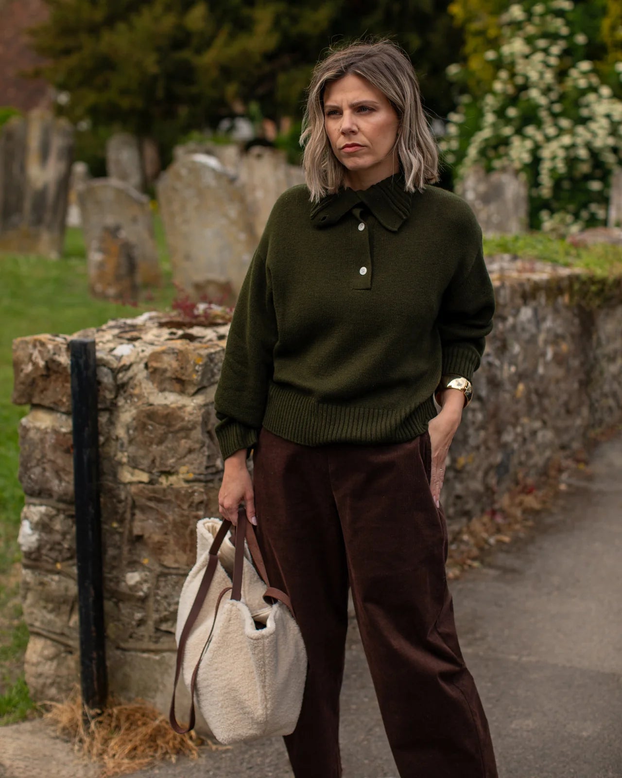 Chalk | Freya Jumper | Forest