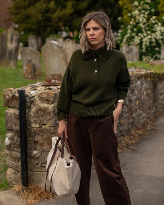 Chalk | Freya Jumper | Forest