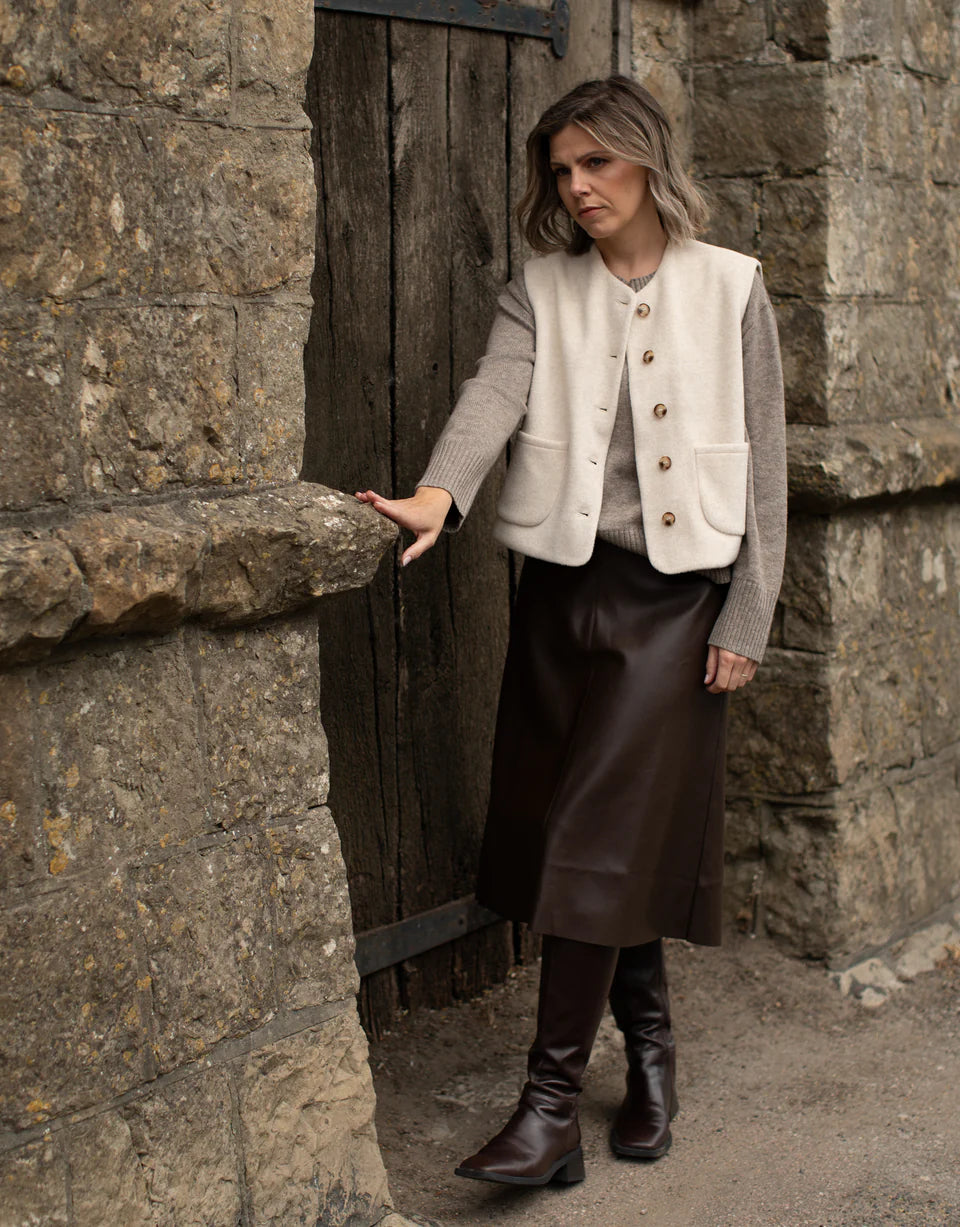 Chalk | Demi Gilet | Cream