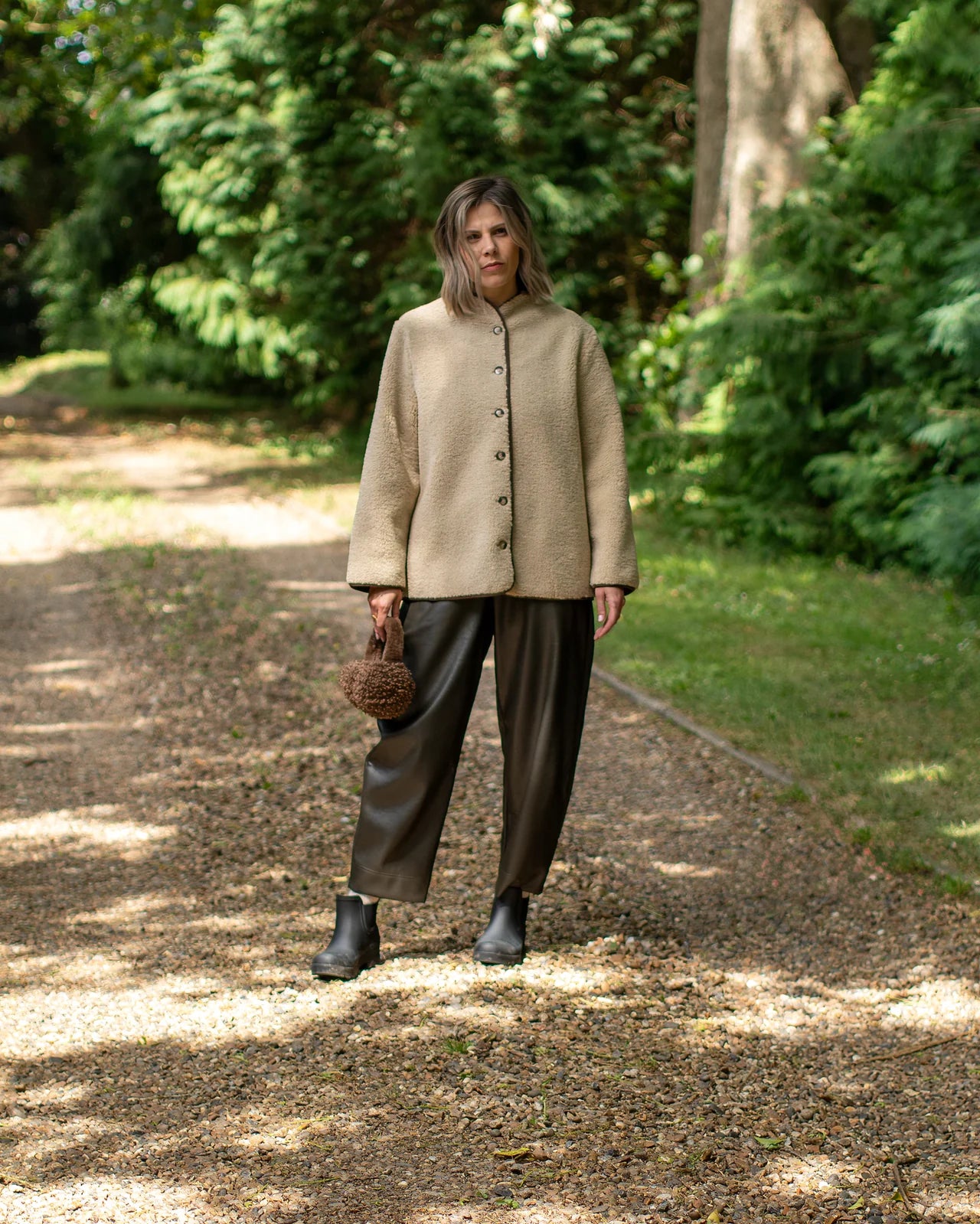 Chalk | Kelly Trouser | Dark Olive