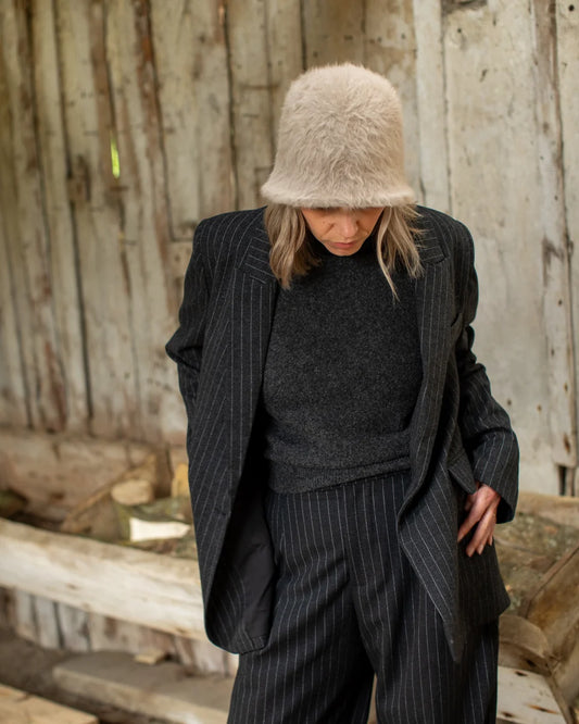 Chalk | Sasha Fluffy Hat | Mouse