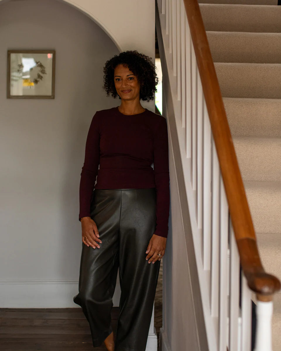 Chalk | Nancy Top | Merlot