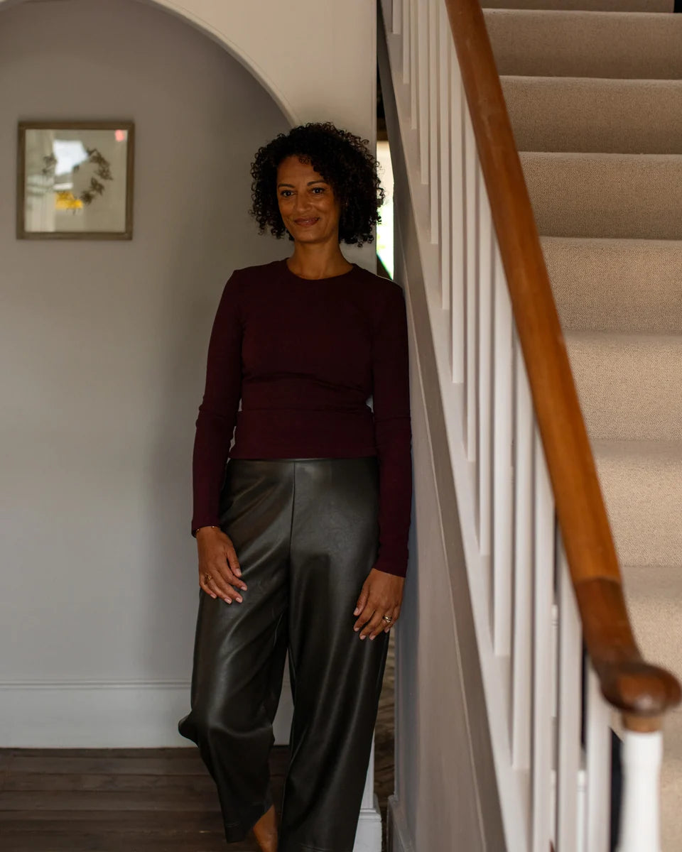 Chalk | Kelly Trouser | Dark Olive