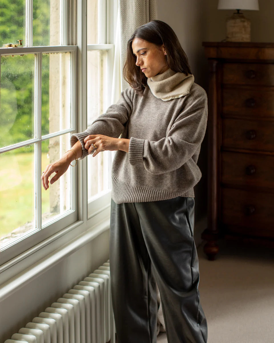 Chalk | Devon Jumper | Greige