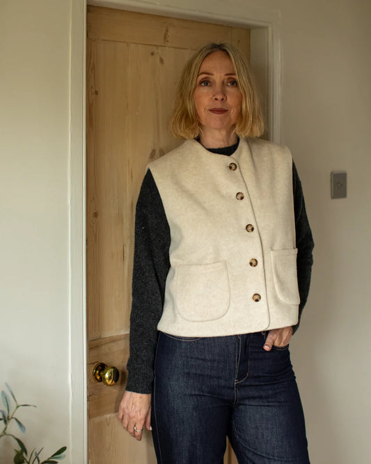 Chalk | Demi Gilet | Cream