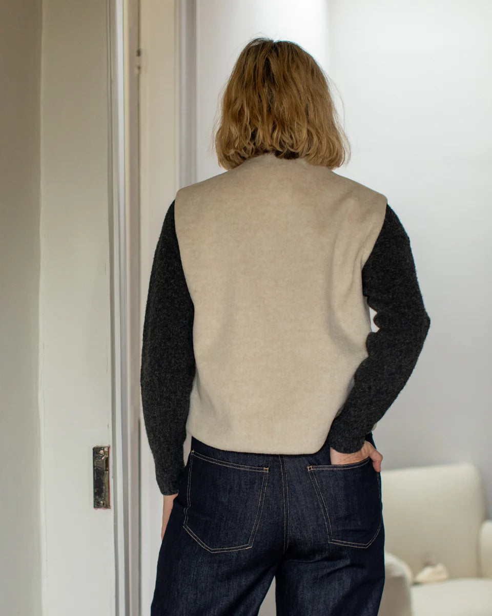 Chalk | Demi Gilet | Cream