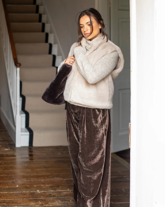 Chalk | Jasmine Trouser | Chocolate
