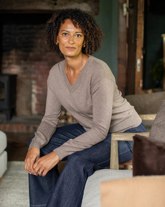 Chalk | Jenny Jumper | Dark Beige