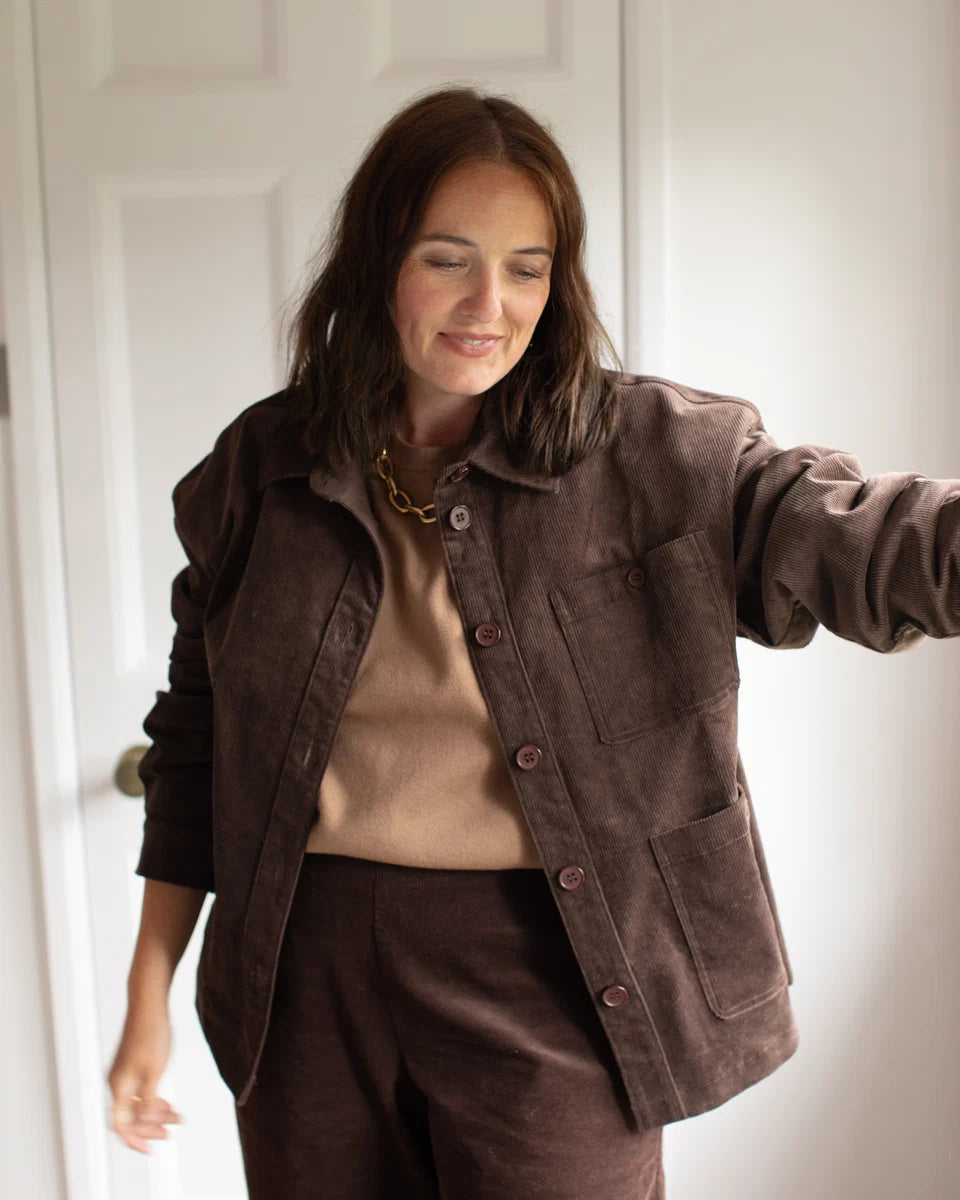 Chalk | Lennie Jacket | Warm Chocolate