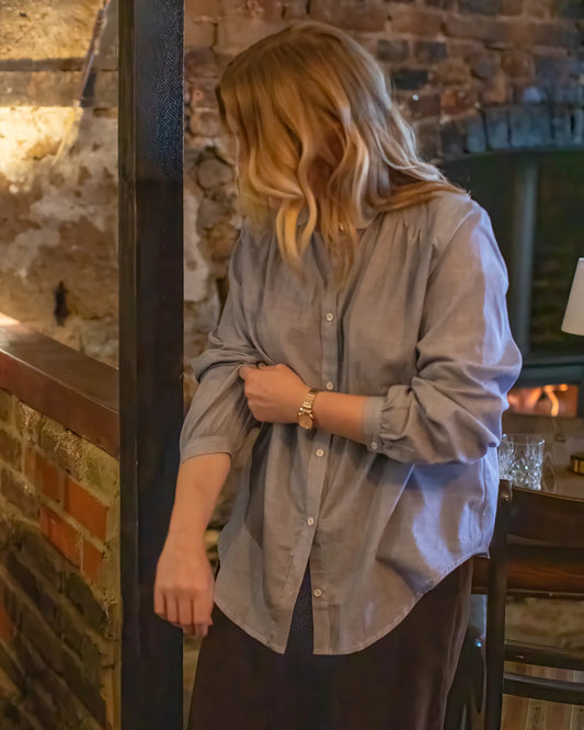 Chalk | Laura Shirt | Blue