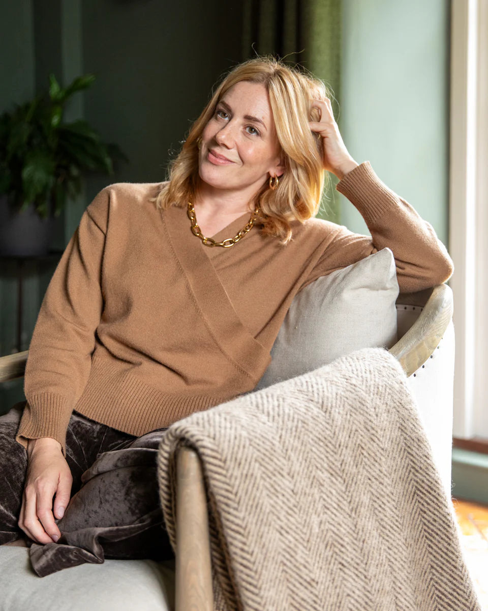 Chalk | Emily Jumper | Camel