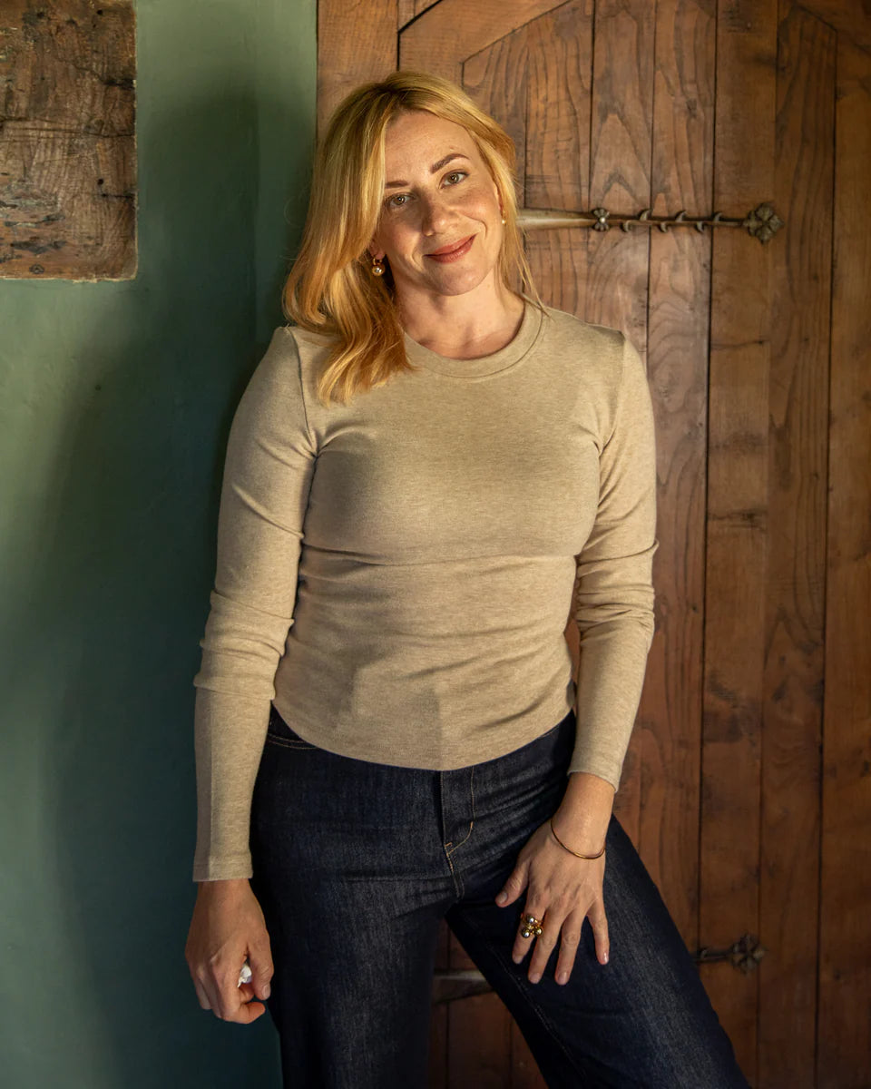 Chalk | Nancy Top | Oatmeal