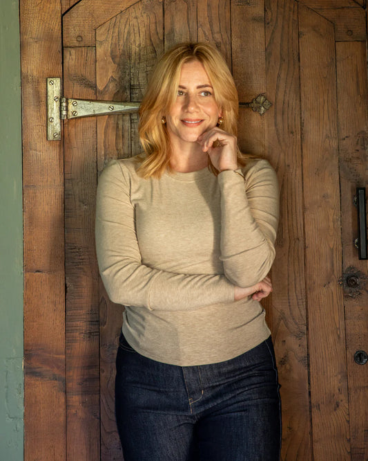 Chalk | Nancy Top | Oatmeal