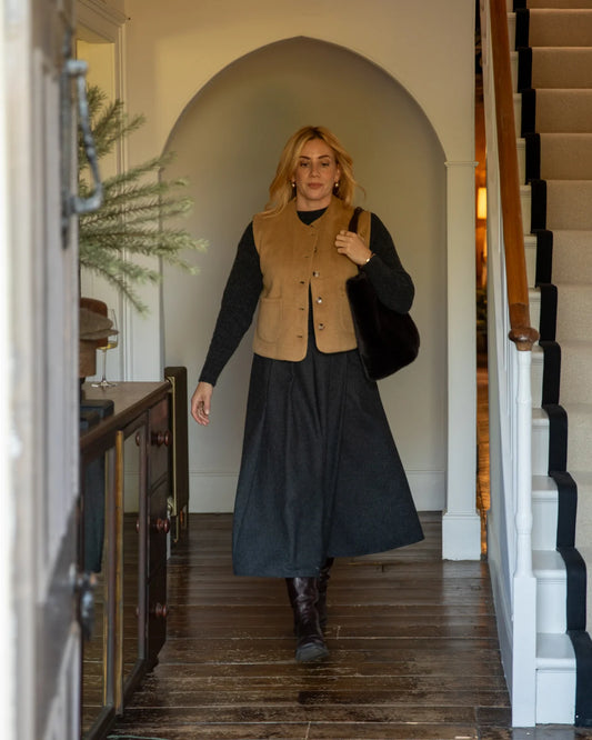 Chalk | Hope Skirt | Charcoal
