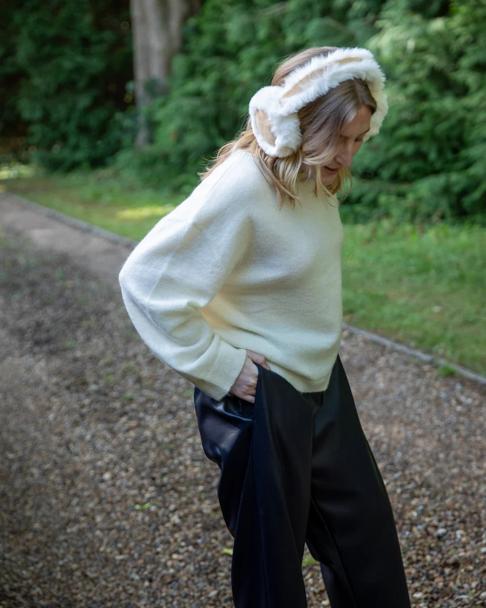 Chalk | Lenham Ear Muff | Ivory