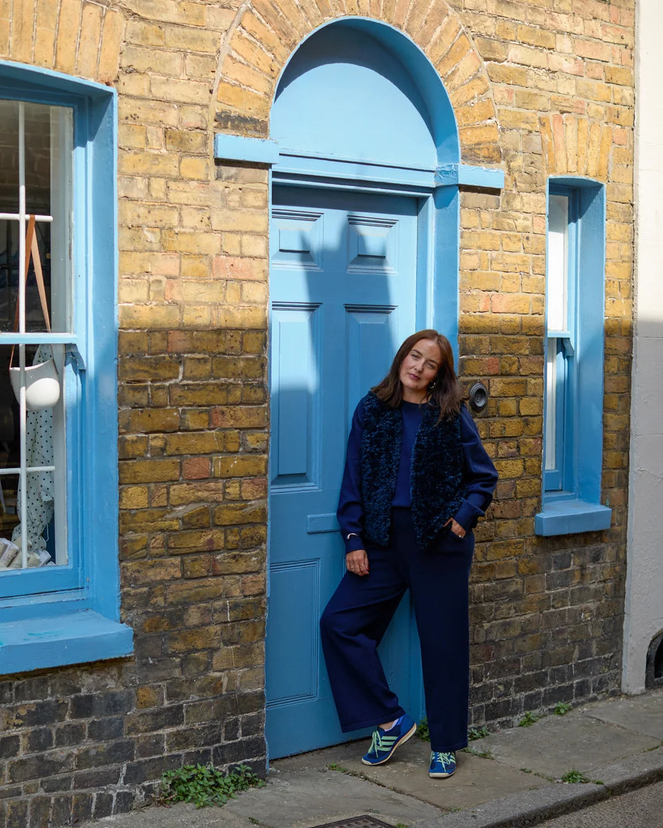 Chalk | Daisy Gilet | Navy