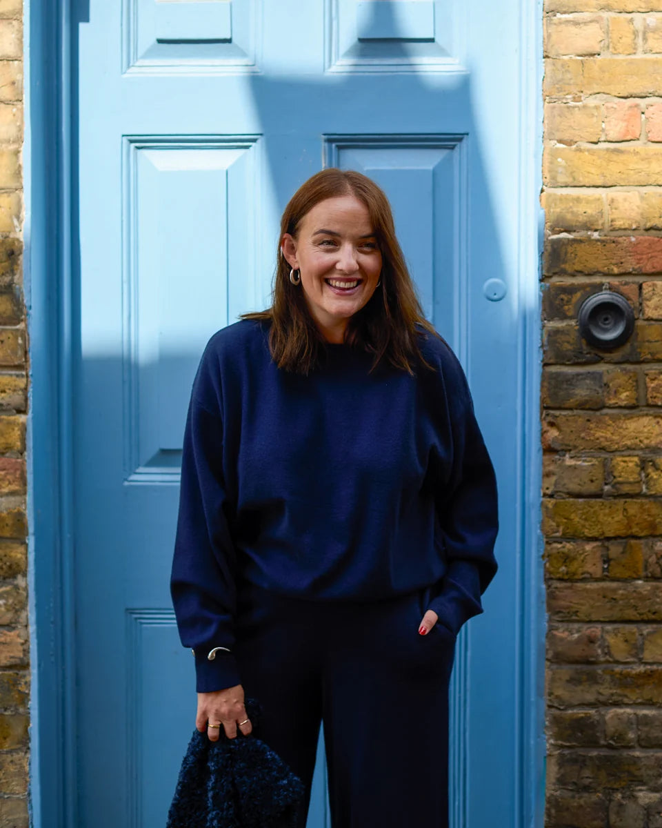 Chalk | Uma Jumper | Navy